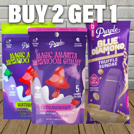 B2G1-Purple-Gummies-Blue-Lotus-Disposable-Bundle